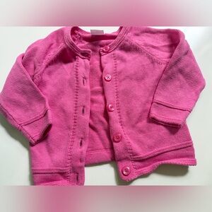 Hanna Andersson Pink Cardigan